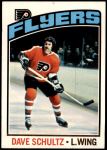 1976 Topps #150  Dave Schultz  Front Thumbnail