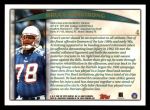 1998 Topps #4  Bruce Armstrong  Back Thumbnail