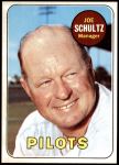 1969 Topps #254  Joe Schultz  Front Thumbnail