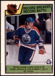 1983 O-Pee-Chee #212   -  Wayne Gretzky Record Breaker Front Thumbnail