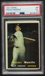 1957 Topps #95 Mickey Mantle Front Thumbnail