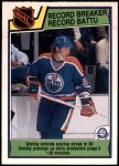 1983 O-Pee-Chee #212   -  Wayne Gretzky Record Breaker Front Thumbnail
