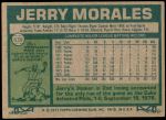 1977 Topps #639  Jerry Morales  Back Thumbnail