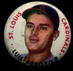 1956 Topps Pins  Luis Arroyo  Front Thumbnail