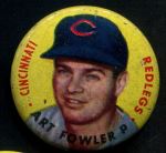 1956 Topps Pins  Art Fowler  Front Thumbnail