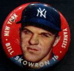 1956 Topps Pins  Bill Skowron  Front Thumbnail