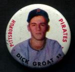 1956 Topps Pins  Dick Groat  Front Thumbnail