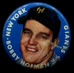 1956 Topps Pins  Bobby Hofman  Front Thumbnail