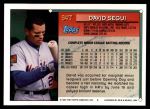 1994 Topps Traded #94 T David Segui  Back Thumbnail