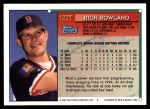 1994 Topps Traded #122 T Rich Rowland  Back Thumbnail