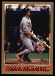 1998 Topps #325  Mark McGwire  Front Thumbnail