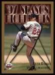 1998 Topps #474   -  Brad Radke Highlights Front Thumbnail