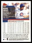 2000 Topps #30  Mark Grace  Back Thumbnail