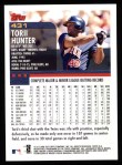 2000 Topps #431  Torii Hunter  Back Thumbnail