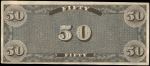 1962 Topps Civil War News Currency   $50 Serial #31351 Back Thumbnail