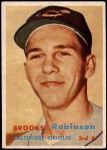 1957 Topps #328 Brooks Robinson Front Thumbnail