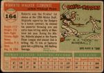 1955 Topps #164 Roberto Clemente Back Thumbnail