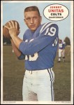 1968 Topps Football Posters #1  Johnny Unitas  Front Thumbnail