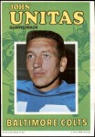 1971 Topps Football Posters #29  Johnny Unitas  Front Thumbnail
