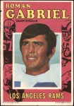 1971 Topps Football Posters #8  Roman Gabriel  Front Thumbnail