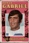 1971 Topps Football Posters #8  Roman Gabriel  Front Thumbnail