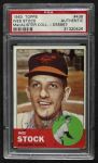1963 Topps #438 Wes Stock Front Thumbnail