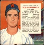 1955 Red Man #10 AL x Bob Porterfield  Front Thumbnail