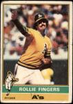 1976 Topps #405  Rollie Fingers  Front Thumbnail