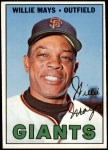 1967 Topps #200 Willie Mays Front Thumbnail