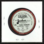 1963 Salada Metal Coins #29  Frank Robinson  Back Thumbnail