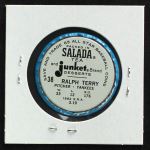 1963 Salada Metal Coins #38  Ralph Terry  Back Thumbnail