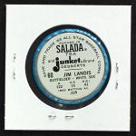 1963 Salada Metal Coins #60  Jim Landis  Back Thumbnail