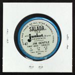 1963 Salada Metal Coins #47  Jim Gentile  Back Thumbnail