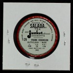 1963 Salada Metal Coins #29  Frank Robinson  Back Thumbnail