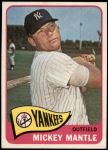 1965 Topps #350 Mickey Mantle Front Thumbnail