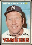 1967 Topps #150 Mickey Mantle Front Thumbnail