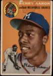 1954 Topps #128 Hank Aaron Front Thumbnail