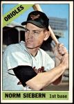 1966 Topps #14  Norm Siebern  Front Thumbnail