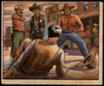 1949 Bowman Wild West #23 A  Dealing with Claim Front Thumbnail