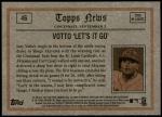 2021 Topps Heritage #46   -  Joey Votto In Action Back Thumbnail