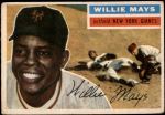 1956 Topps #130 GRY Willie Mays Front Thumbnail