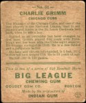 1933 Goudey #51  Charlie Grimm  Back Thumbnail