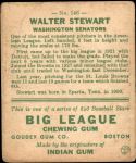 1933 Goudey #146  Walter Stewart  Back Thumbnail