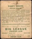 1933 Goudey #69  Randy Moore  Back Thumbnail