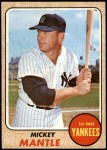 1968 Topps #280 Mickey Mantle Front Thumbnail
