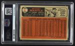 1966 Topps #50 Mickey Mantle Back Thumbnail