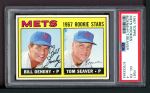 1967 Topps #581 - Tom Seaver / Bill Denehy Mets Rookies Front Thumbnail