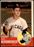 1963 Topps #254  Mike Hershberger  Front Thumbnail