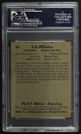 1939 Play Ball #92 Ted Williams Back Thumbnail