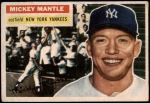 1956 Topps #135 GRY Mickey Mantle Front Thumbnail